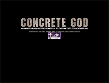 Tablet Screenshot of concretegod.blackicemedia.com